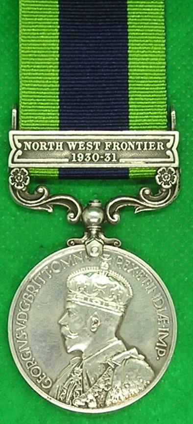 I.G.S NORTH WEST FRONTIER 1930-31, BORDER REGIMENT