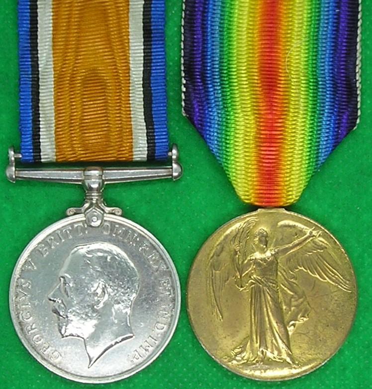 WW1 PAIR 24th NORTHUMBERLAND FUSILIERS / 1st TYNESIDE IRISH, KILLED IN ACTION F&F 16-9-1916