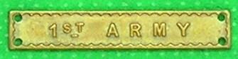 GENUINE WW2 1st ARMY CLASP FOR THE AFRICA STAR