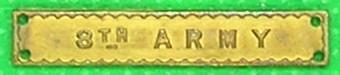 GENUINE WW2 8th ARMY CLASP FOR THE AFRICA STAR
