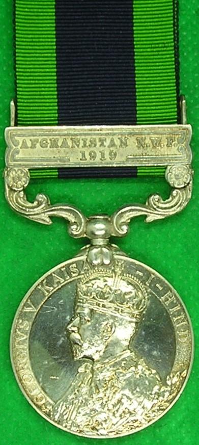 IGS WAZIRISTAN 1919-21, OFFICER, BORDER REGIMENT