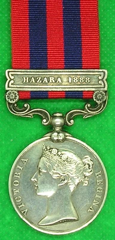 IGS 1854 HAZARA 1888, 2nd ROYAL IRISH REGIMENT