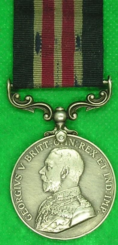 GVR 1st TYPE WW1 MILITARY MEDAL (MM), 8th & 3rd BORDER REGIMENT, DIED HOME 22-11-1918, FROM SOWERBY BRIDGE