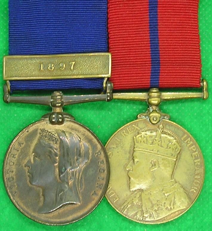 METROPOLITAN POLICE 1887 JUBILEE WITH 1897 CLASP & 1902 CORONATION, P & S DIVISIONS