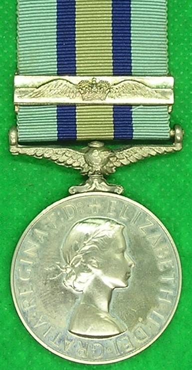 ROYAL OBSERVER CORPS LONG SERVICE MEDAL WITH 2nd AWARD BAR, NO-23 GROUP, DURHAM