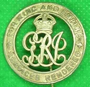 WW1 SILVER WAR BADGE, R.A.M.C / RESERVE OF OFFICERS