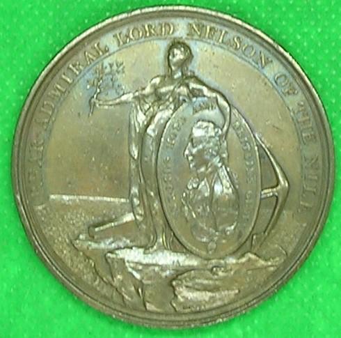 BOULTONS TRAFALGAR MEDAL 1805