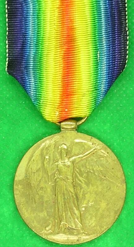 WW1 VICTORY MEDAL, 340th BTY, 44th BDE, R.F.A, KILLED IN ACTION F&F 14-9-1918 FROM MORPETH