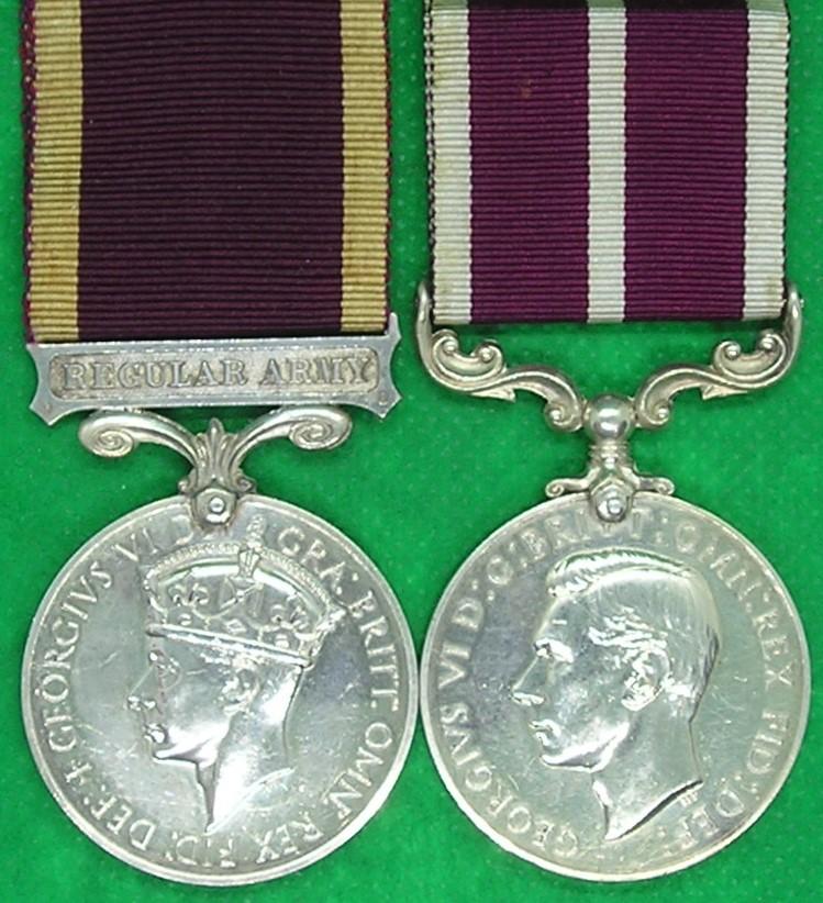 GVIR REGULAR ARMY LS&GC & GVIR M.S.M, ROYAL ARTILLERY