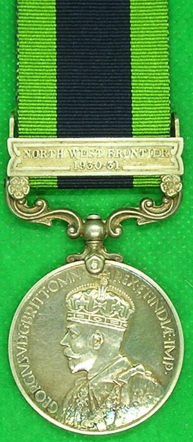 IGS NORTH WEST FRONTIER 1930-31, BORDER REGIMENT