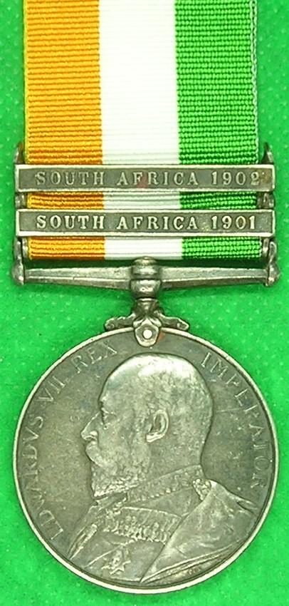 KINGS SOUTH AFRICA MEDAL, KINGS OWN SCOTTISH BORDERERS