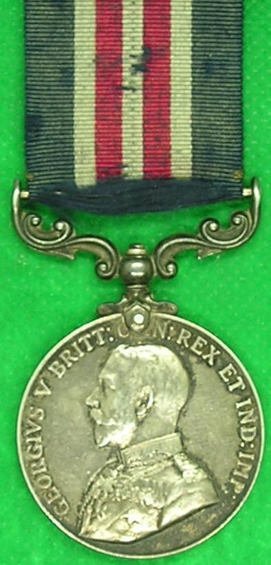 GVR 1st TYPE WW1 MILITARY MEDAL (MM), 1/7th HIGHLAND LIGHT INFANTRY, FROM GLASGOW