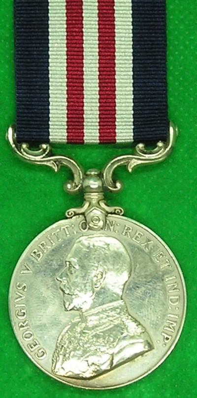 GVR 1st TYPE WW1 MILITARY MEDAL (MM), 12th ROYAL SCOTS, FROM GLASGOW