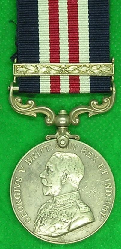 GVR 1st type WW1 MILITARY MEDAL (MM) & BAR, 12th ROYAL SCOTS, FROM WOLVERHAMPTON