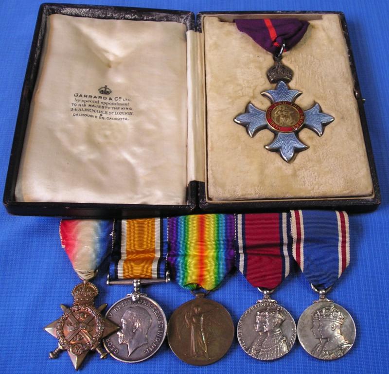 WW1 C.B.E GROUP, ROYAL ARTILLERY CAPTAIN & ARMY REMOUNT SERVICE COLONEL