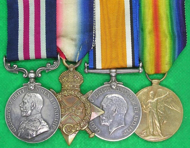 WW1 MILITARY MEDAL (MM) & 1914-15 TRIO, 1st BORDER REGIMENT, SERVED GALLIPOLI