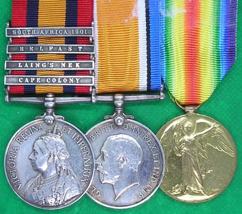 4 BAR QSA & WW1 PAIR, 1st & 5th LIVERPOOL REGT