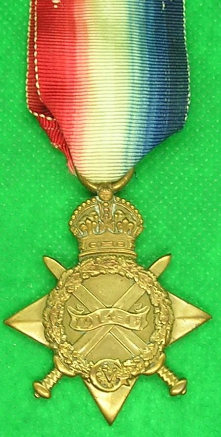 WW1 1914-15 STAR, OFFICER 2nd ROYAL MUNSTER FUSILIERS, K.I.A F&F 9-5-1915