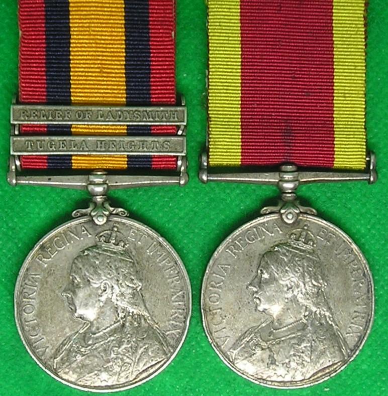 NO BAR CHINA 1900 & 2 BAR QSA, HMS TERRIBLE