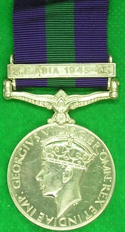 GSM S.E.ASIA 1945-46, UNNAMED AS ISSUED