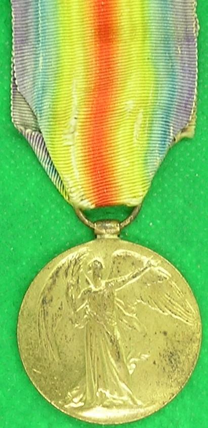 WW1 VICTORY MEDAL, 6th BORDER REGIMENT, KILLED IN ACTION F&F 26-9-1916