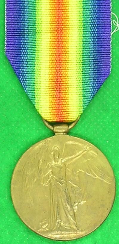 WW1 VICTORY MEDAL, 2nd BORDER REGIMENT, DIED OF WOUNDS F&F CHRISTMAS DAY 25-12-1914, FROM COCKERMOUTH