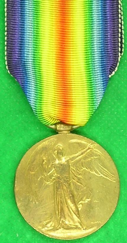 WW1 VICTORY MEDAL, 1st BORDER REGIMENT, KILLED IN ACTION GALLIPOLI 21-8-1915