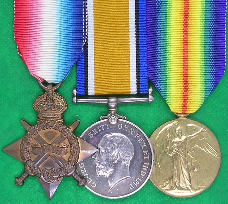 WW1 1914-15 TRIO, 12th & 4th WORCESTER REGIMENT OFFICER, WOUNDED 31-7-1917 & DIED OF WOUNDS THE FOLLOWING DAY 1-8-1917
