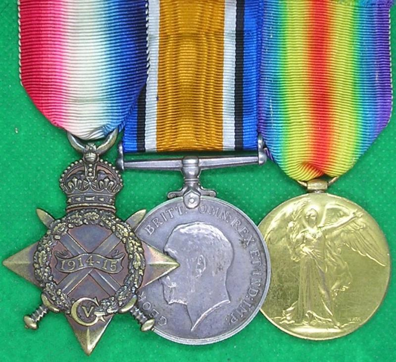 WW1 1914-15 TRIO, 7th LONDON REGIMENT, KILLED IN ACTION F&F-16-9-1917