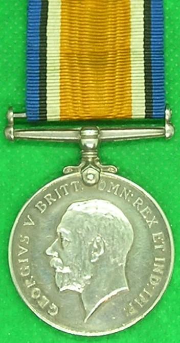 WW1 BRITISH WAR MEDAL, 21st AUSTRALIAN INFANTRY, FROM DUNDEE