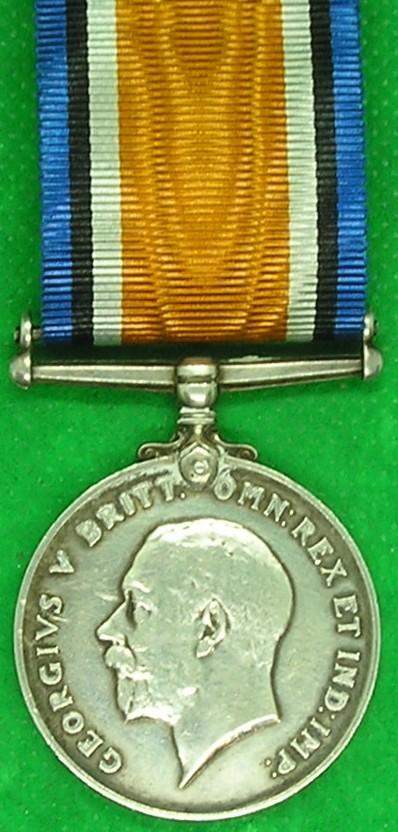 WW1 BRITISH WAR MEDAL, 7th BORDER REGT & 17th WORCESTERSHIRE REGT