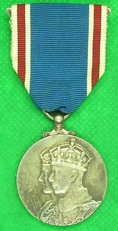 1937 CORONATION MEDAL