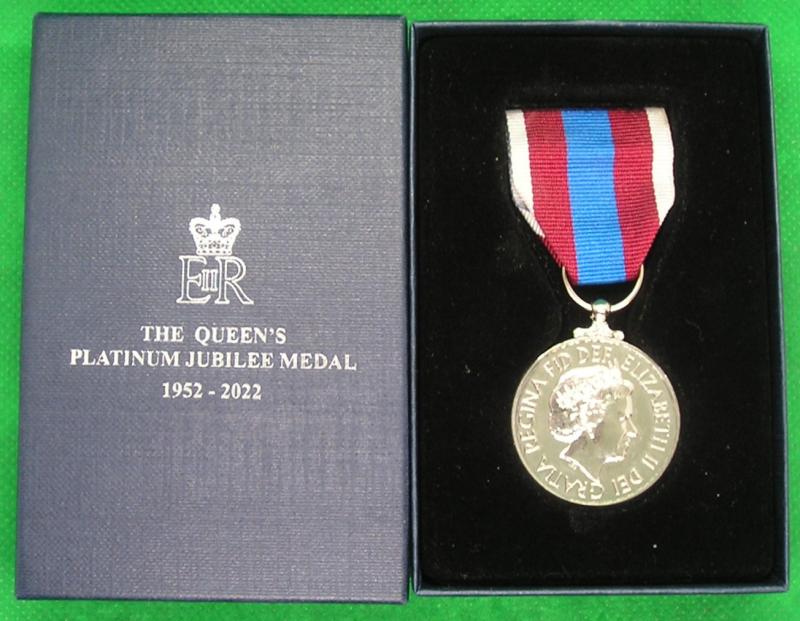 MINT BOXED 2022 PLATINUM JUBILEE MEDAL