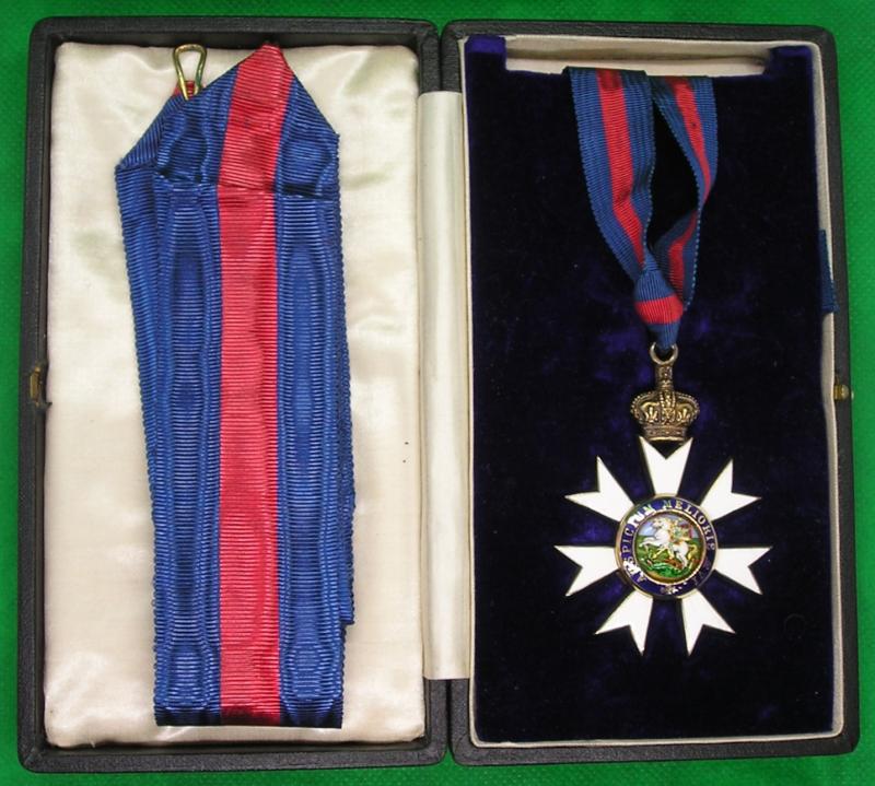MINT CASED WW1 PERIOD COMPANION OF THE ORDER OF ST MICHAEL & ST GEORGE C.M.G