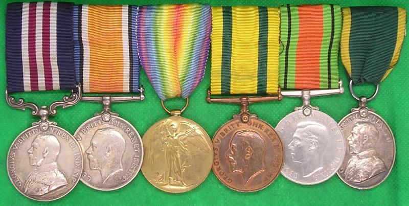 WW1 MILITARY MEDAL & TFWM GROUP, 383rd BTY R.F.A FROM EDINBURGH
