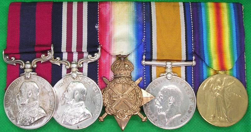 WW1 DCM, MM & TRIO, 4th YORKSHIRE REGIMENT & 150th COY M.G.C, K.I.A F&F 10-4-1918, FROM BEDALE