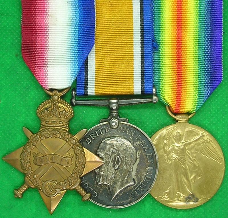 WW1 1914-15 TRIO, 8th GLOUCESTER REGIMENT, K.I.A F&F 30-7-1916, FROM CHELTENHAM