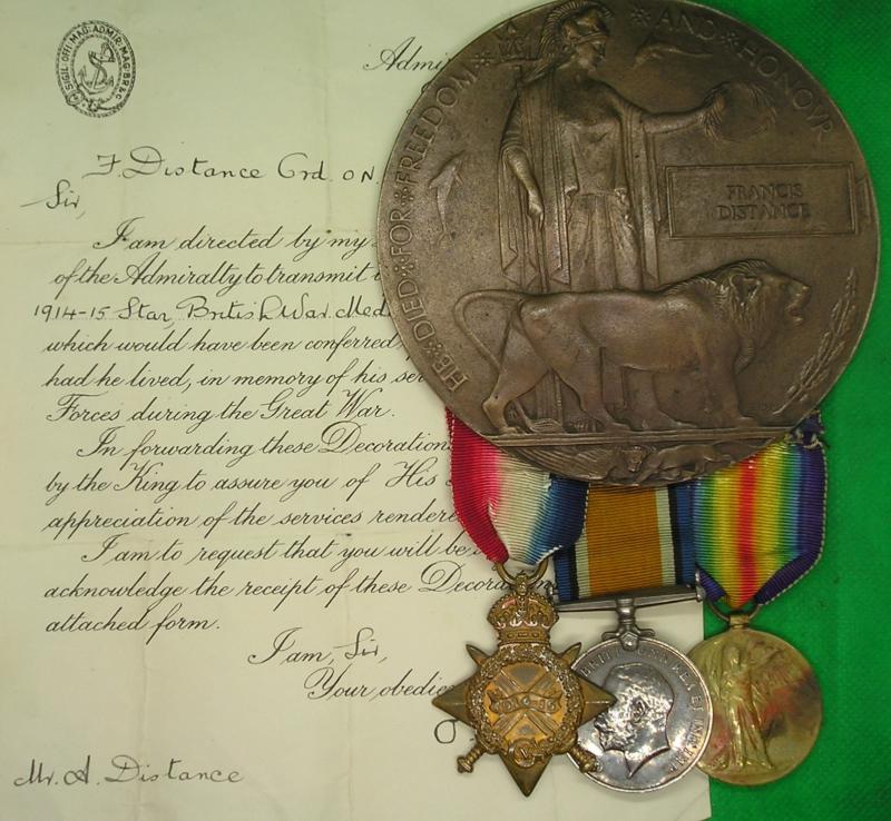 WW1 1914-15 TRIO & MEMORIAL PLAQUE, BOY / ORD HMS DEFENCE, KIA JUTLAND 31-5-1916, FROM YORK