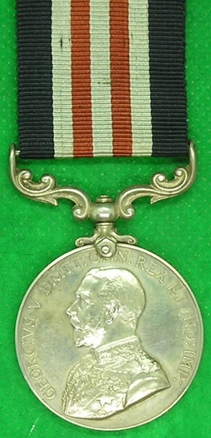 GVR 1st TYPE WW1 MILITARY MEDAL, 11th ROYAL SCOTS, FROM COLDSTREAM