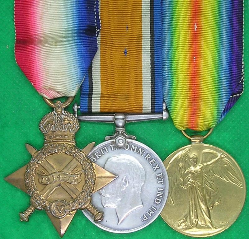 WW1 1914-15 TRIO, 2nd K.O.S.B, KILLED IN ACTION F&F 28-5-1916, FROM EDINBURGH
