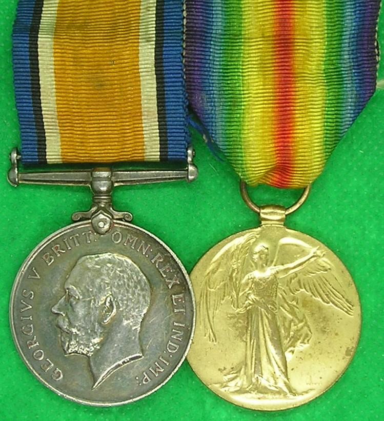 WW1 PAIR, TYNE DIVISION R.N.V.R
