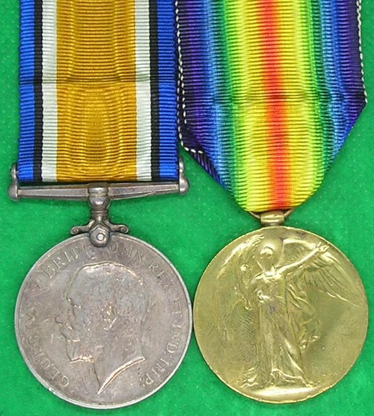 WW1 PAIR, 22nd DURHAM LIGHT INFANTRY, 3rd COUNTY PIONEER BTN