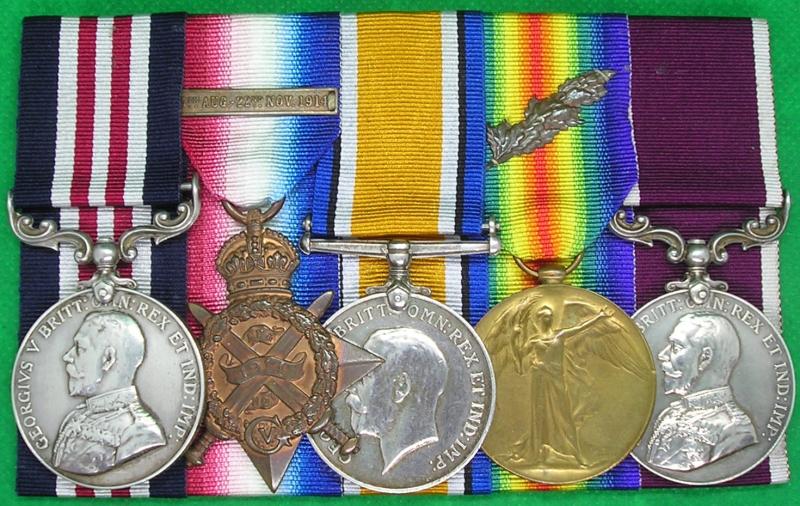 WW1 MILITARY MEDAL, 1914 MONS STAR TRIO & LS&GC, 9th BDE R.F.A, MM & MID FOR MESOPOTAMIA 1916