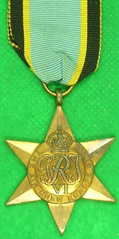 WW2 AIR CREW EUROPE STAR