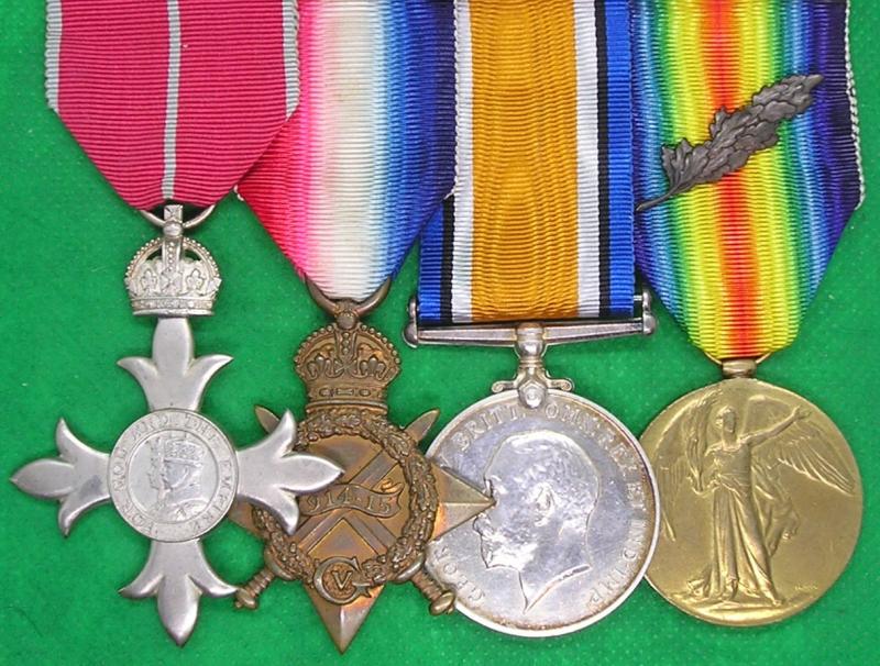 WW1 & WW2 ROYAL ARTILLERY OFFICERS M.B.E & MESOPOTAMIA M.I.D GROUP, FROM DOVER