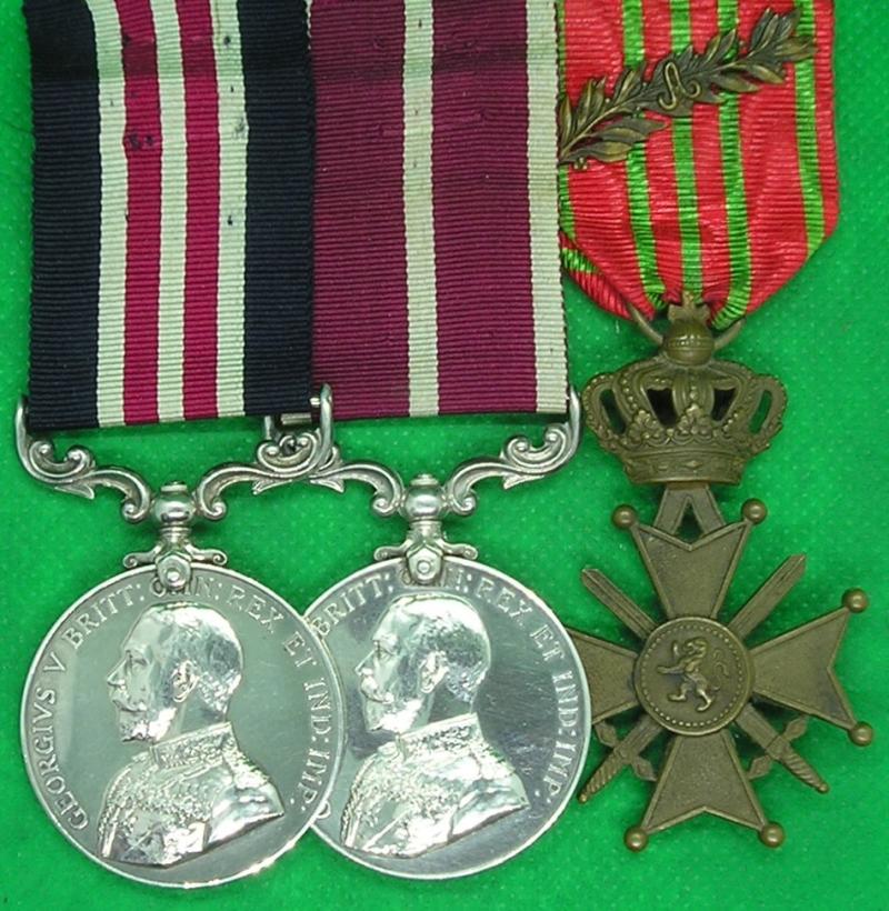 MILITARY MEDAL, MSM & CROIX-DE-GUERRE, 139th HEAVY BTY R.G.A, FROM WALTHAMSTOW