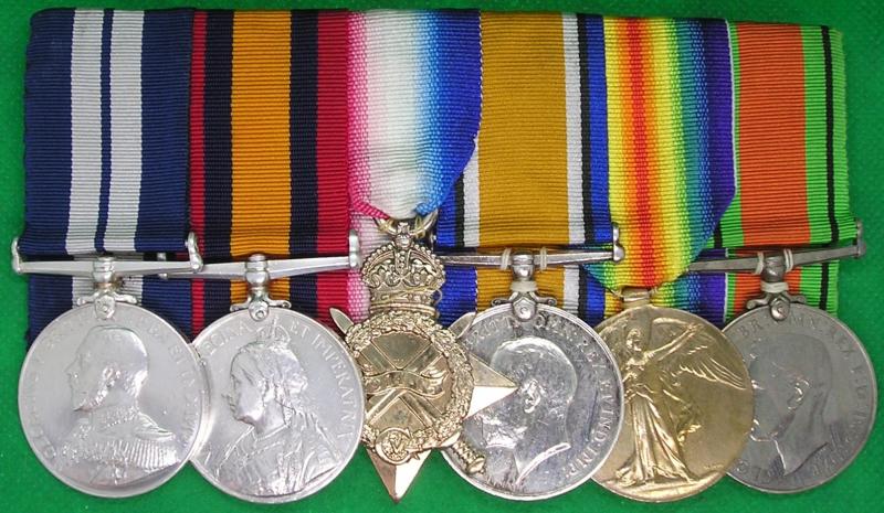 BOER WAR & WW1 ROYAL NAVY DSM GROUP FOR SERVICES ON THE DESTROYER HMS TANCRED 1917, SERVED ON HMS RATTLER IN THE BOER WAR