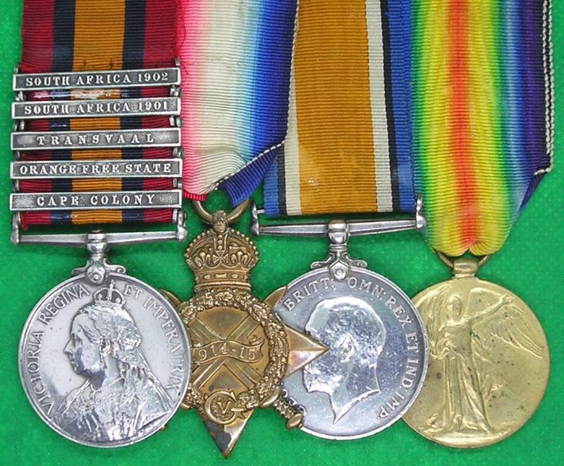 5 BAR QSA & 1914-15 TRIO, 6th IMPERIAL YEOMANRY & SCOTTISH HORSE