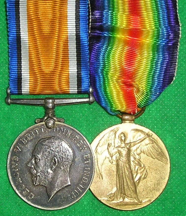 WW1 PAIR, 7th SEAFORTH HIGHLANDERS