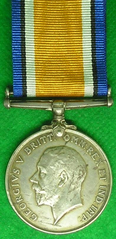WW1 BRITISH WAR MEDAL, 16th NORTHUMBERLAND FUSILIERS, K.I.A F&F 20-9-1917, FROM SUNDERLAND